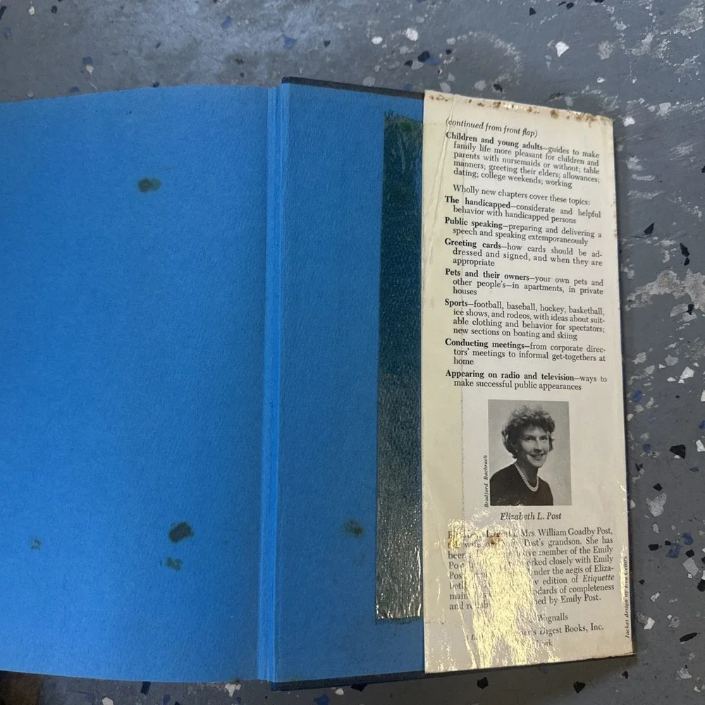 Emily‎ Post's Etiquette 1965 11th Edition Funk & Wagnall Hardcover VINTAGE